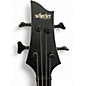 Used Schecter Guitar Research SLS ELITE 4 EVIL TWIN Black Electric Bass Guitar
