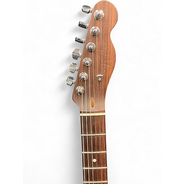 Used Fender American Professional Telecaster Rosewood Neck Surf Green Solid Body Electric Guitar
