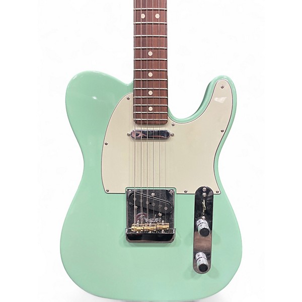 Used Fender American Professional Telecaster Rosewood Neck Surf Green Solid Body Electric Guitar