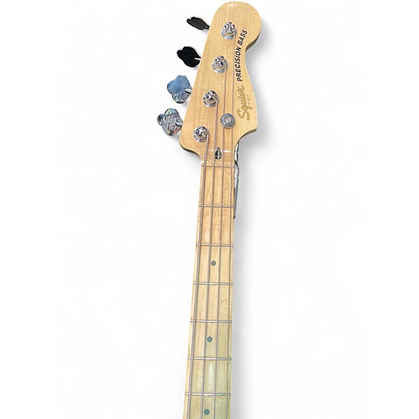 Used Squier Precision Bass Alpine White Electric Bass Guitar