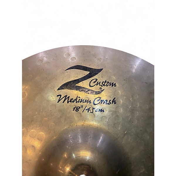 Used Zildjian 18in Z Custom Medium Crash Cymbal