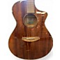 Used Breedlove Discovery Concert Cutaway Natural Acoustic Electric Guitar