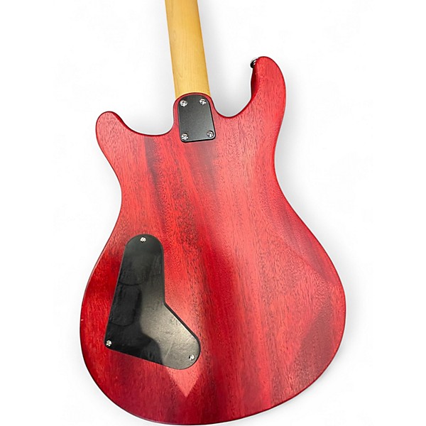 Used PRS SE CE24 Satin Red Solid Body Electric Guitar