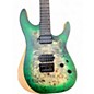 Used Schecter Guitar Research Reaper 6 Green burst Solid Body Electric Guitar