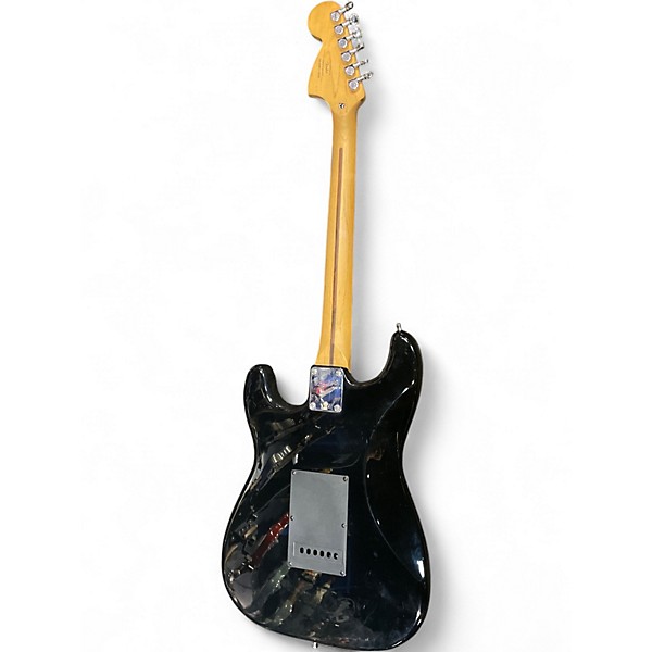 Used Squier Affinity Stratocaster Metallic Black Solid Body Electric Guitar