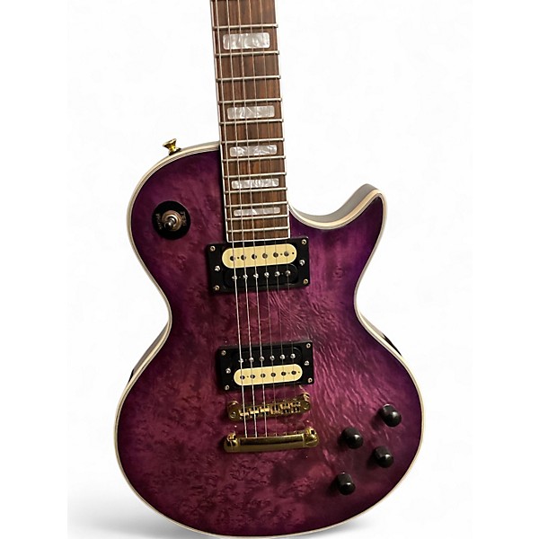 Used 2000 Grote GROTE Trans Purple Solid Body Electric Guitar