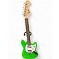 Used Squier MUSTANG LIME GREEN Solid Body Electric Guitar thumbnail