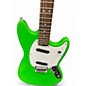 Used Squier MUSTANG LIME GREEN Solid Body Electric Guitar