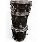 Used ddrum 7 Piece dominion birch brushed olive metallic Drum Kit
