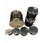 Used ddrum 7 Piece dominion birch brushed olive metallic Drum Kit