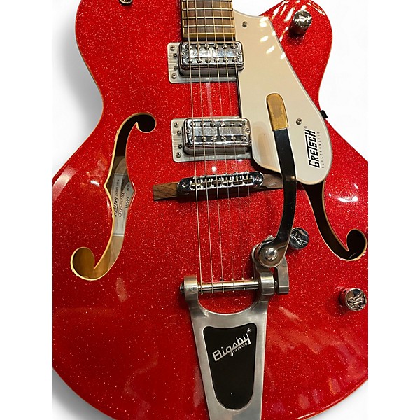 Used 2017 Gretsch Guitars G5420T Electromatic RED SPARKLE Hollow Body Electric Guitar