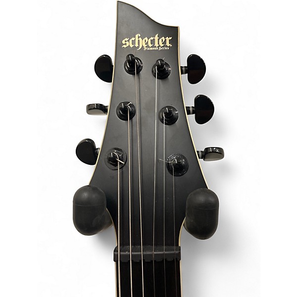 Used 2020 Schecter Guitar Research Schecter Guitar Research C-1 SLS Elite Evil Twin Electric Gu Black Solid Body Electric ...
