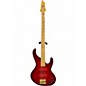 Used Bossa OB4 Trans Red Electric Bass Guitar thumbnail