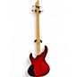 Used Bossa OB4 Trans Red Electric Bass Guitar