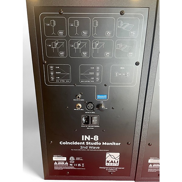 Used Kali Audio IN-8 Pair Powered Monitor