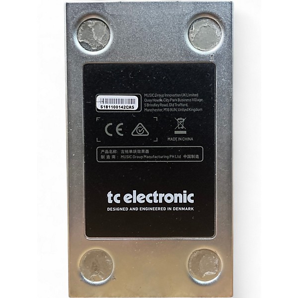 Used TC Electronic Cinders Overdrive Effect Pedal