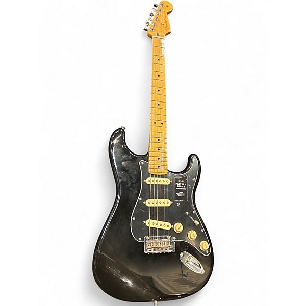 Used 2020s Fender Stratocaster Player II Black Solid Body Electric Guitar