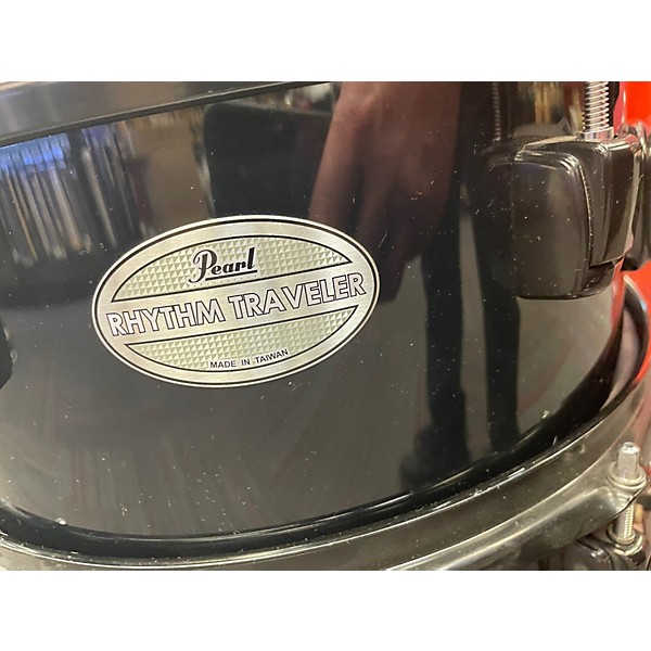 Used Pearl 5 Piece Rhythm Traveler Compact Black Drum Kit