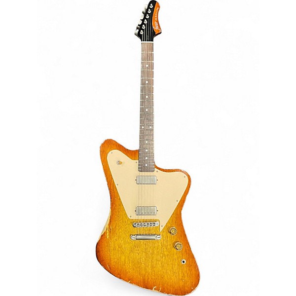 Used Fano Guitars PX6 Heavy Distress Faded Tea Burst Solid Body Electric Guitar