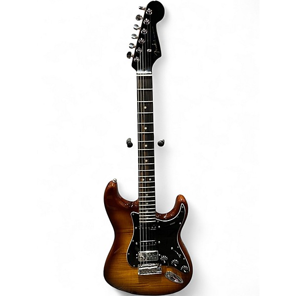 Used Fender American Ultra Stratocaster Tiger's Eye Solid Body Electric Guitar