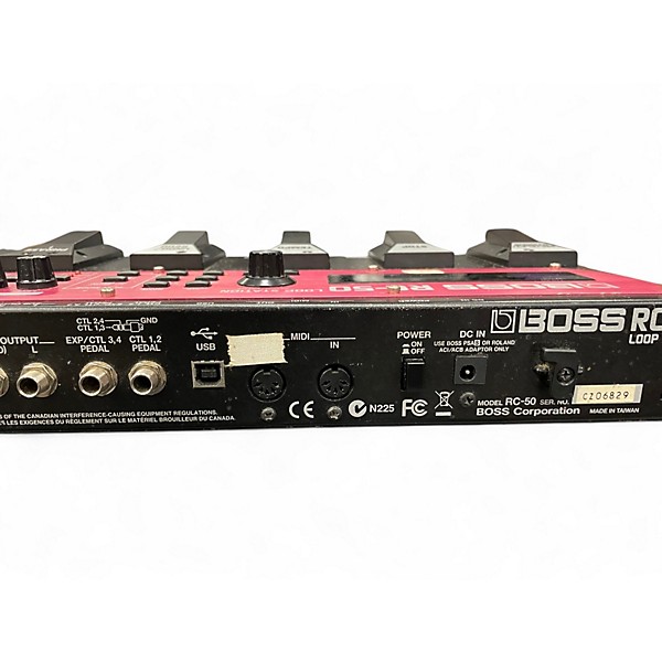 Used BOSS RC50 Loop Station Pedal