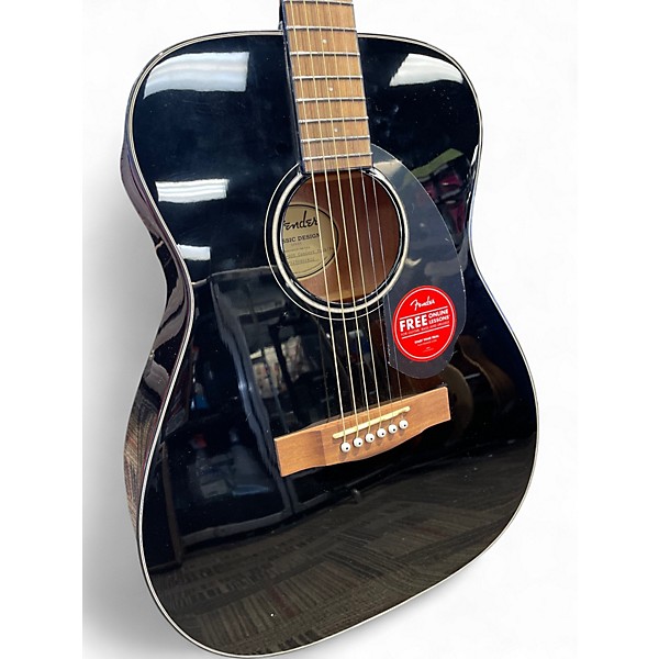 Used Fender CC60S Black Acoustic Guitar