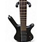 Used Warwick Corvette standard 5 String TRANSPARENT SATIN BLACK Electric Bass Guitar