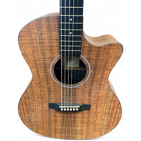 Used Martin GPC X1E KOA Natural Acoustic Electric Guitar