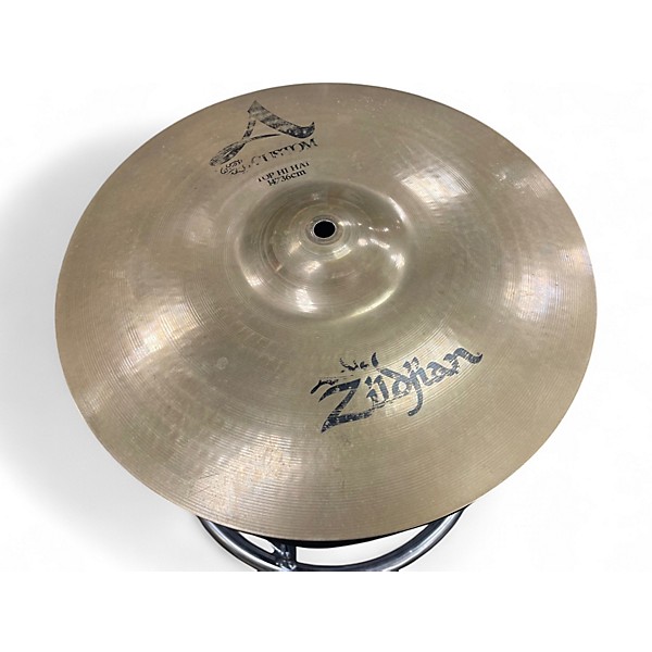 Used Zildjian 14in A Custom Hi Hat Pair Cymbal