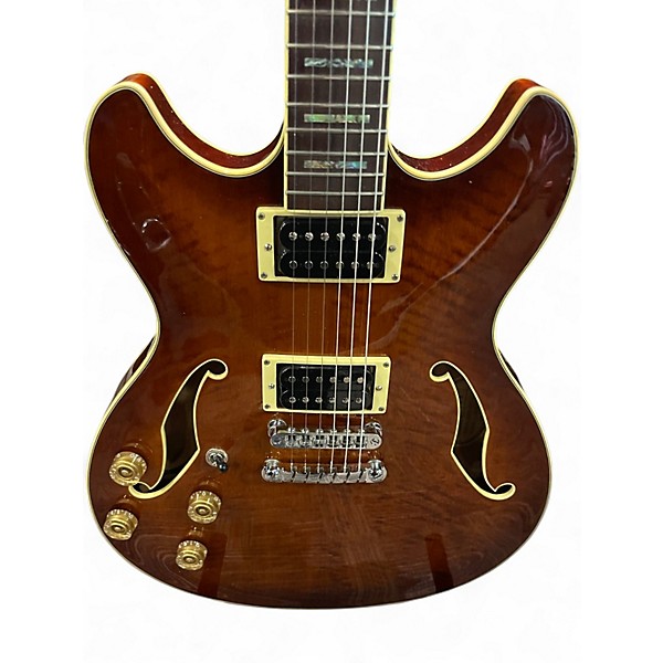 Used Ibanez AS83L VIOLIN SUNBURST Hollow Body Electric Guitar