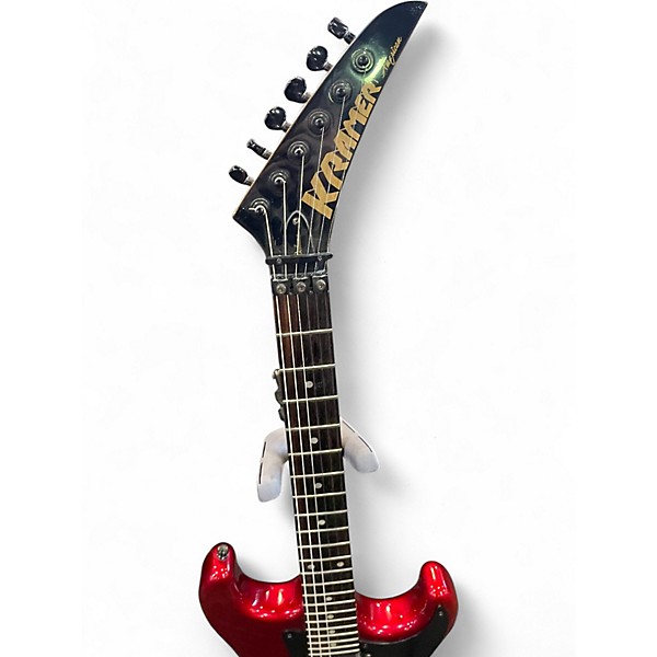 Vintage 1986 Kramer PACER DELUXE Candy Apple Red Metallic Solid Body Electric Guitar