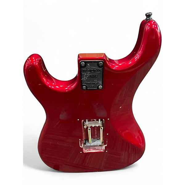 Vintage 1986 Kramer PACER DELUXE Candy Apple Red Metallic Solid Body Electric Guitar