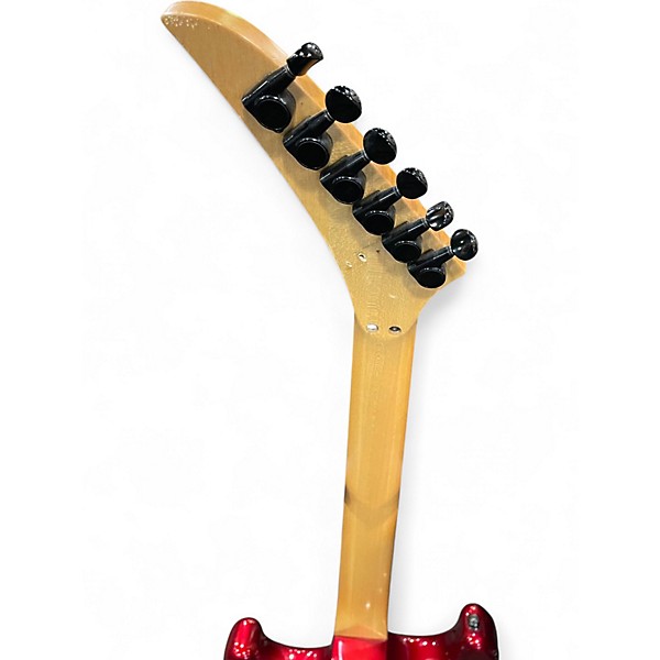 Vintage 1986 Kramer PACER DELUXE Candy Apple Red Metallic Solid Body Electric Guitar