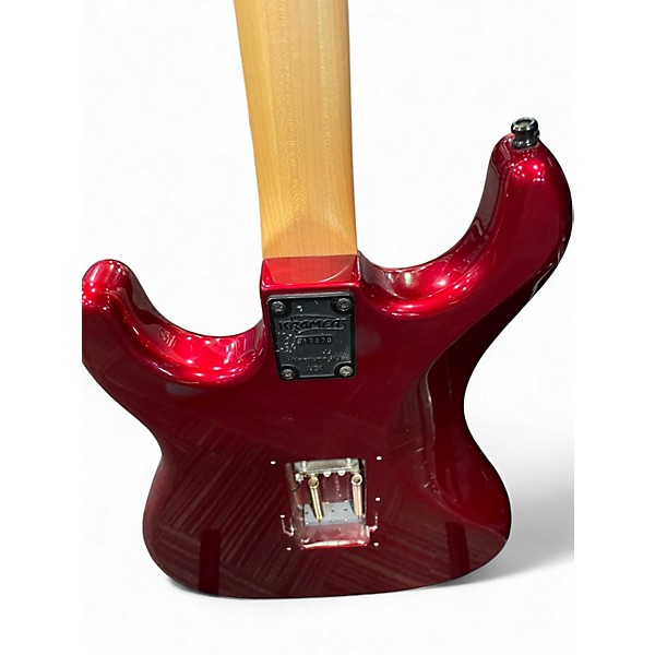 Vintage 1986 Kramer PACER DELUXE Candy Apple Red Metallic Solid Body Electric Guitar
