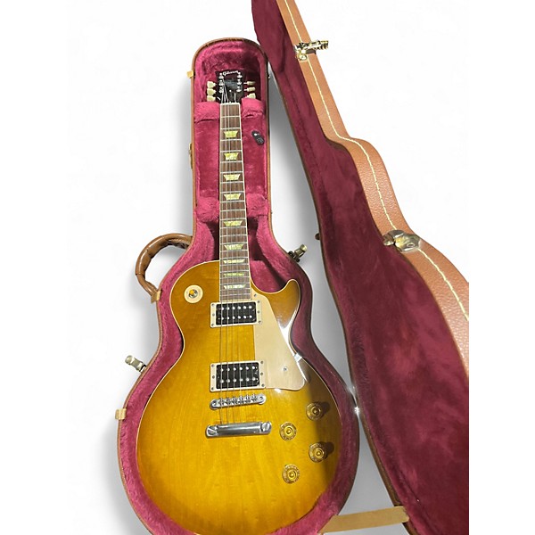 Used Gibson Les Paul Classic Honey Burst Solid Body Electric Guitar