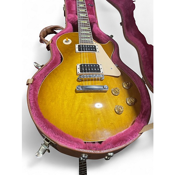 Used Gibson Les Paul Classic Honey Burst Solid Body Electric Guitar