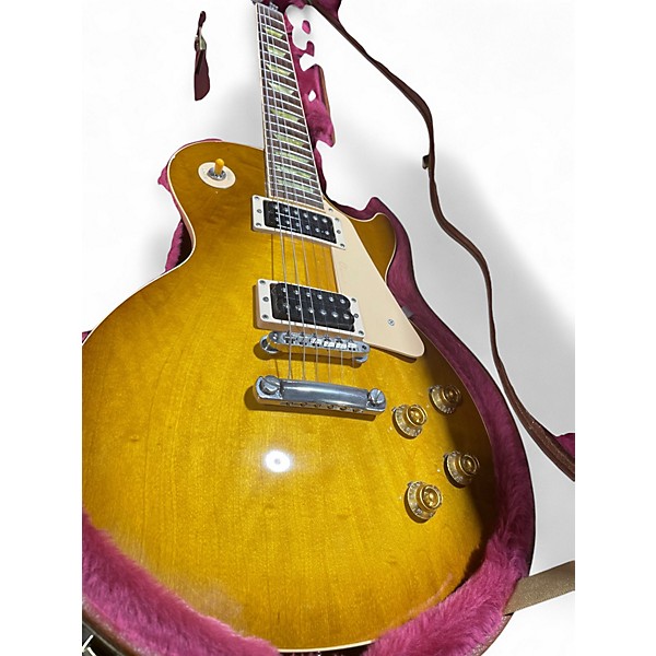 Used Gibson Les Paul Classic Honey Burst Solid Body Electric Guitar