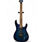 Used Ibanez S670GM BLUE Solid Body Electric Guitar thumbnail