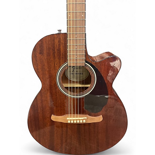 Used Fender FA135CE Concert Natural Acoustic Electric Guitar