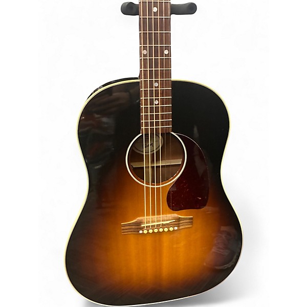 Used Gibson J45 Standard 2 Color Sunburst Acoustic Electric Guitar