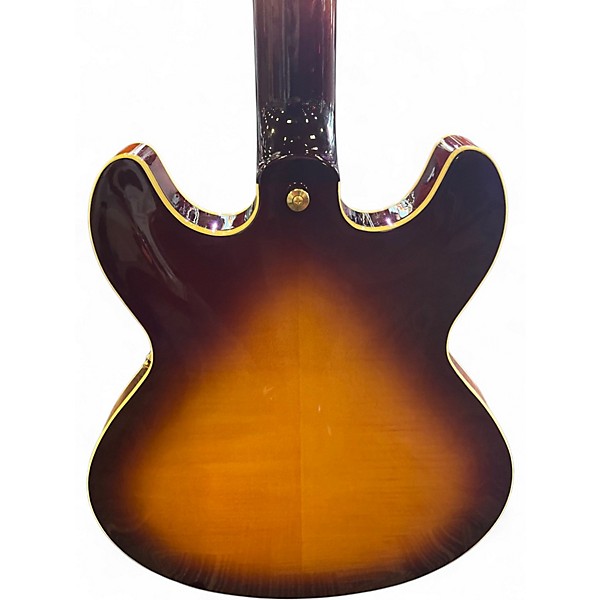 Used Yamaha SA2200 BROWN SUNBURST Hollow Body Electric Guitar