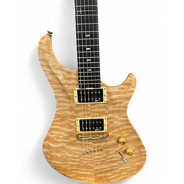 Used Warrior J919 "THE REX" Natural Solid Body Electric Guitar