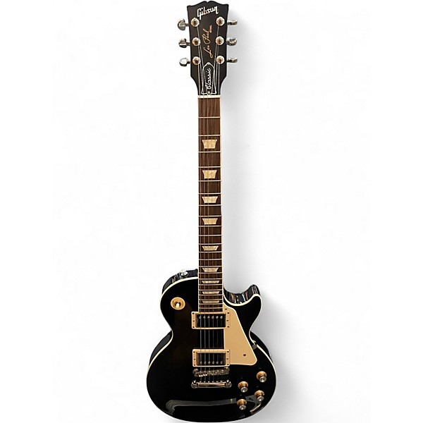 Used Gibson Les Paul Classic Black Solid Body Electric Guitar