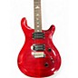 Used PRS SE Custom 24 Crimson Red Trans Solid Body Electric Guitar