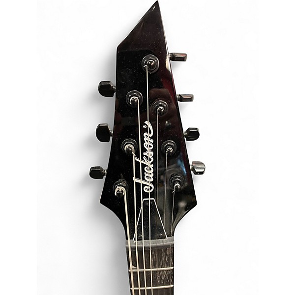 Used Jackson JS22-7 Dinky 7 String Black Solid Body Electric Guitar