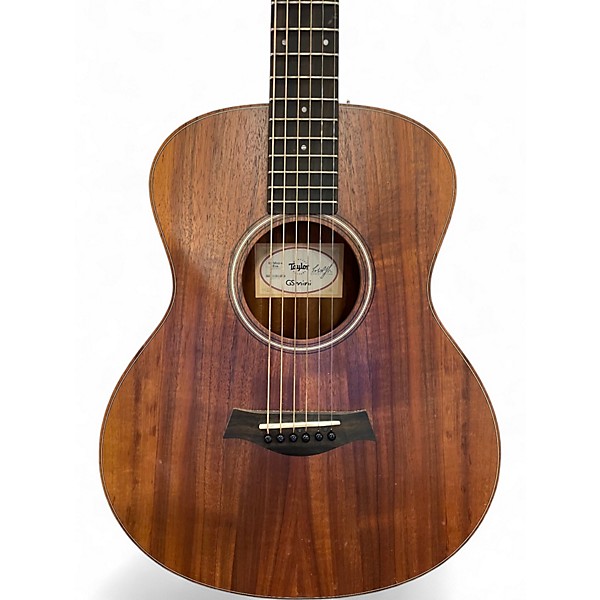 Used Taylor GS MINI-E KOA Natural Acoustic Electric Guitar