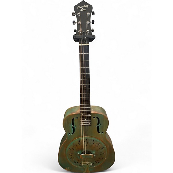 Used Recording King RM 997 VG Classic Copper Resonator Guitar