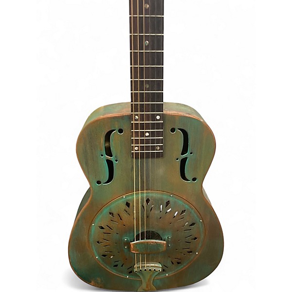 Used Recording King RM 997 VG Classic Copper Resonator Guitar