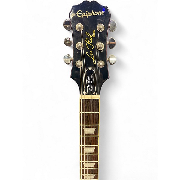 Used Epiphone Les Paul Standard Pro Cherry Sunburst Solid Body Electric Guitar