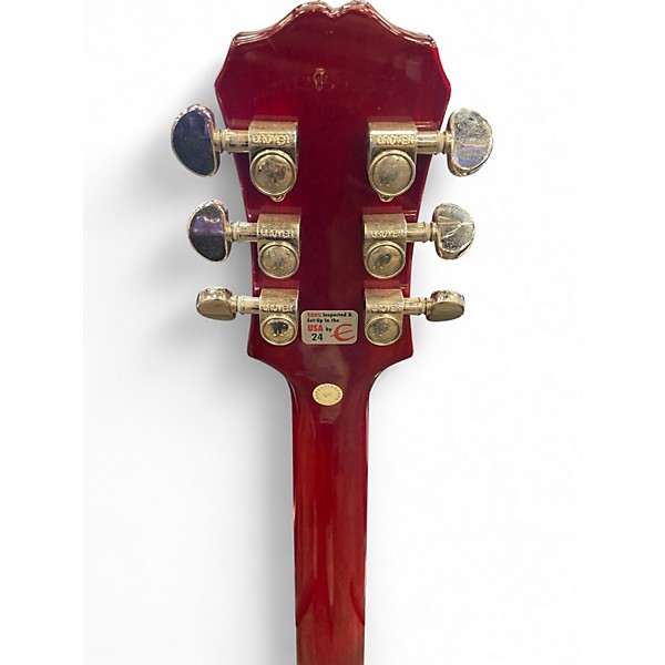 Used Epiphone Les Paul Standard Pro Cherry Sunburst Solid Body Electric Guitar